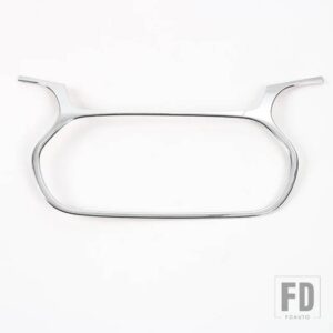 ジープ レネゲード 2015 2016 2017 車内空調スイッチ装飾フレームカバーアクセサリー - Chrome