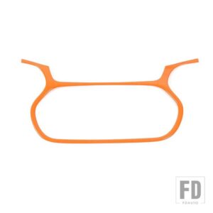 ジープ レネゲード 2015 2016 2017 車内空調スイッチ装飾フレームカバーアクセサリー - Orange