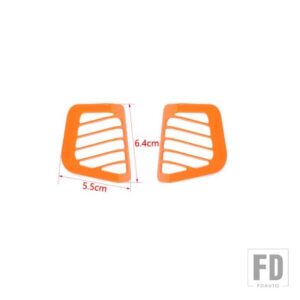 ジープ カーエアコンベントアウトレット装飾カバーラングラーJL用グラディエーターJT 2018-23 - Orange