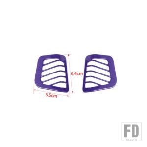 ジープ カーエアコンベントアウトレット装飾カバーラングラーJL用グラディエーターJT 2018-23 - PURPLE