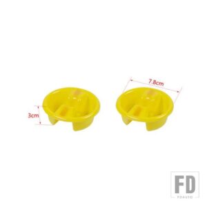 ジープ 車トップルーフスイッチノブ装飾カバーラングラー JK 2007-17用 - Yellow