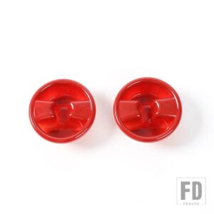 ジープ 車トップルーフスイッチノブ装飾カバーラングラー JK 2007-17用 - Red