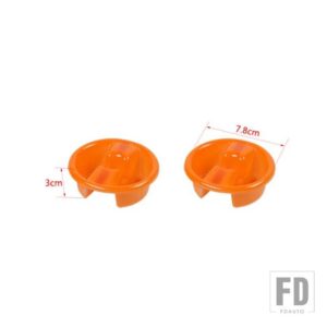 ジープ 車トップルーフスイッチノブ装飾カバーラングラー JK 2007-17用 - Orange