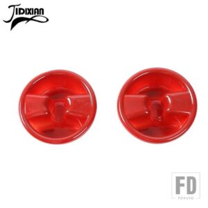 ジープ 車トップルーフスイッチノブ装飾カバーラングラー JK 2007-17用 - Red