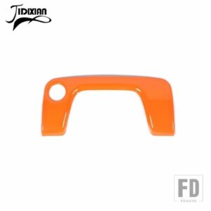 ジープ アームレストボックスロックキー穴装飾カバーラングラー JL グラディエーター JT 2018-24 アップ - Orange