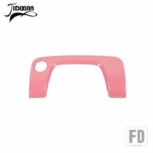 ジープ アームレストボックスロックキー穴装飾カバーラングラー JL グラディエーター JT 2018-24 アップ - Pink