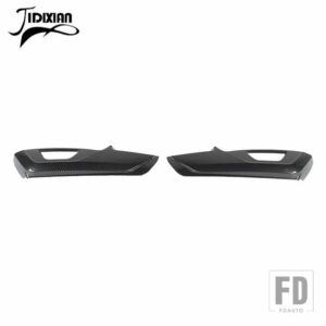 フォード マスタング 2015-24 カーシート調整ボタンサイド装飾パネルカバー - Black Carbon Fiber