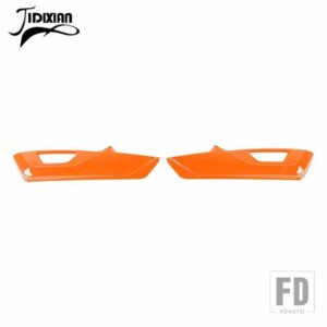 フォード マスタング 2015-24 カーシート調整ボタンサイド装飾パネルカバー - Orange