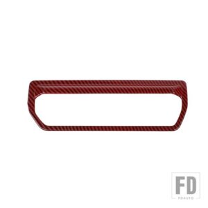 フォード ブロンコ 2021-24 ダッシュボードディファレンシャルコントロールパネル装飾カバーインテリアアクセサリー - Red Carbon Fiber