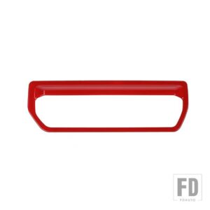 フォード ブロンコ 2021-24 ダッシュボードディファレンシャルコントロールパネル装飾カバーインテリアアクセサリー - Red