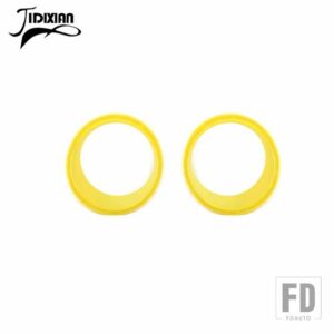 ジープ ラングラー JK 2007-17 車外装ヘッドライトライトランプ装飾カバー - Yellow