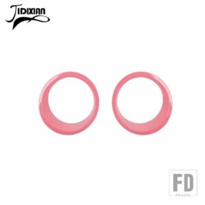 ジープ ラングラー JK 2007-17 車外装ヘッドライトライトランプ装飾カバー - pink