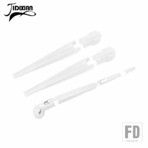 ジープ フロントガラスレインワイパー装飾カバーラングラー JK 2007-17 - WHITE