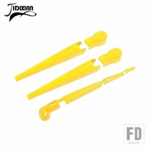 ジープ フロントガラスレインワイパー装飾カバーラングラー JK 2007-17 - Yellow