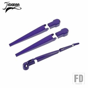 ジープ フロントガラスレインワイパー装飾カバーラングラー JK 2007-17 - purple