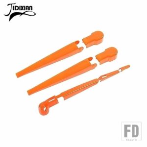 ジープ フロントガラスレインワイパー装飾カバーラングラー JK 2007-17 - Orange
