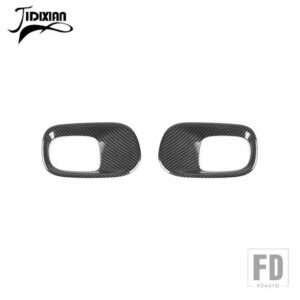ジープ リアフォグライトランプ装飾カバーレネゲード 2016-24 アップアクセサリー - carbon fiber grain