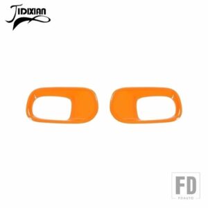 ジープ リアフォグライトランプ装飾カバーレネゲード 2016-24 アップアクセサリー - Orange