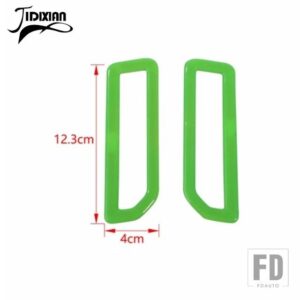 フォード 車内 A ピラー空調ベントアウトレット装飾カバーブロンコ 2021-24 2025 - light green