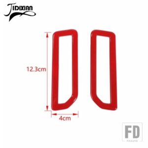 フォード 車内 A ピラー空調ベントアウトレット装飾カバーブロンコ 2021-24 2025 - Red