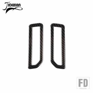 フォード 車内 A ピラー空調ベントアウトレット装飾カバーブロンコ 2021-24 2025 - Black Carbon Fiber