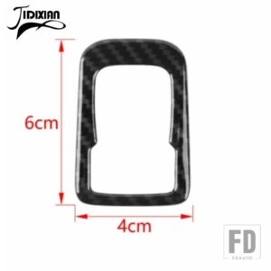 フォード ブロンコ 2021-24 車リバースミラー調整ボタン装飾カバーインテリアアクセサリー - Black Carbon Fiber