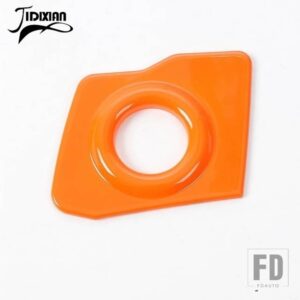 ジープ エンジンスタートストップキー穴装飾カバーラングラー JK 2007-2017 パトリオット用コンパス用 - Orange