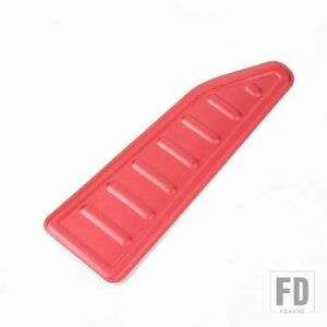 ジープ レネゲード 2016-24 左フットペダルレストペダル装飾パネルに適合 - Red