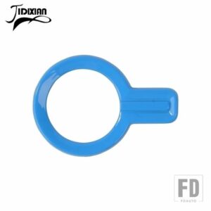 フォード ABS エンジンスタートストップボタンスイッチ装飾カバーブロンコ 2021-24 インテリアアクセサリー - light blue