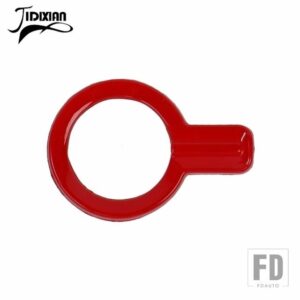 フォード ABS エンジンスタートストップボタンスイッチ装飾カバーブロンコ 2021-24 インテリアアクセサリー - Red Carbon Fiber