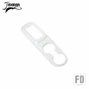 ジープ ラングラー JK 2011-17 インテリアギアシフトパネルフロントカップホルダー装飾カバー - White