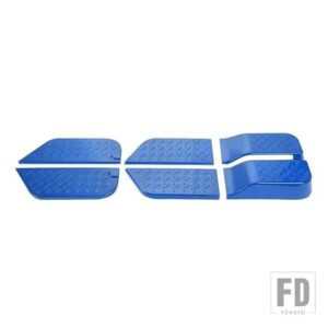 ジープ ラングラー JK 2007 2008 2009 2010 インテリアドアハンドルボウルパネル装飾カバーアクセサリースタイリング - BLUE 4 door