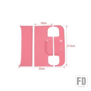 ジープ ラングラー JL 2018-24 リアテールドアテールゲートハンドル装飾カバーアクセサリー - Pink
