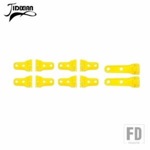 ジープ ドアスペアタイヤサポートヒンジ装飾カバー ラングラー JL 2018-24 アップ用 - 4 doors yellow