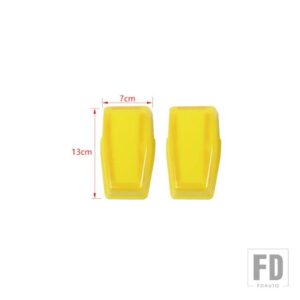 ジープ 車外装リフトゲートリアドア窓ガラスヒンジ装飾カバーラングラー JK 2007-2017 アクセサリー - Yellow