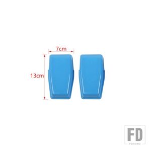 ジープ 車外装リフトゲートリアドア窓ガラスヒンジ装飾カバーラングラー JK 2007-2017 アクセサリー - light blue