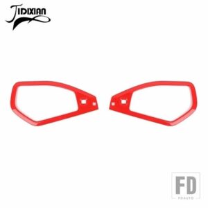 ジープ ABS 車トップルーフスピーカー装飾リングカバーラングラー JL グラディエーター JT 2024 アップインテリアアクセサリー - ABS Red