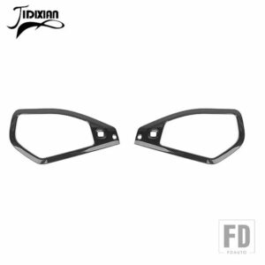 ジープ ABS 車トップルーフスピーカー装飾リングカバーラングラー JL グラディエーター JT 2024 アップインテリアアクセサリー - ABS black carbon