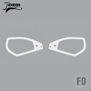 ジープ ABS 車トップルーフスピーカー装飾リングカバーラングラー JL グラディエーター JT 2024 アップインテリアアクセサリー - ABS white