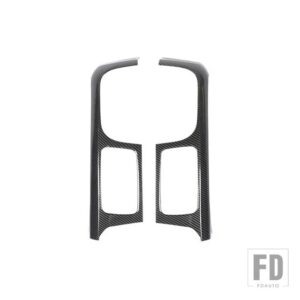センターコンソールナビゲートパネルサイド装飾カバーダッジラム 2010-13-2017 インテリアアクセサリー - Carbon Fiber Black