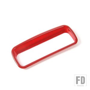 ジープ JIDIIXAN ラングラー TJ 35582 カーエアコンスイッチ装飾カバー - Red
