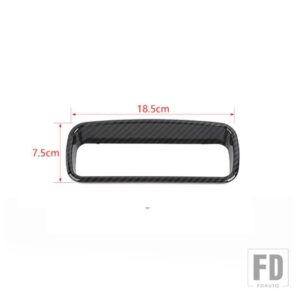 ジープ JIDIIXAN ラングラー TJ 35582 カーエアコンスイッチ装飾カバー - carbon fiber grain