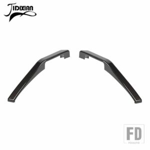 フォード ABS フロントエンジンフード拡張ラック装飾ストリップカバーブロンコ 2021-23 アップ外装アクセサリー - carbon fiber grain