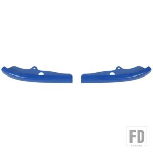 フロントバンパースプリッタープロテクターリップスポイラーディフューザーガードカバーダッジチャレンジャー R/T スキャットパック 2015 - Blue