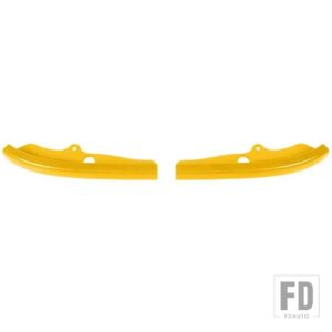 フロントバンパースプリッタープロテクターリップスポイラーディフューザーガードカバーダッジチャレンジャー R/T スキャットパック 2015 - Yellow