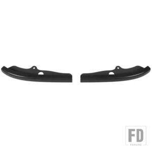 フロントバンパースプリッタープロテクターリップスポイラーディフューザーガードカバーダッジチャレンジャー R/T スキャットパック 2015 - Black