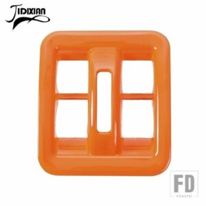 ジープ ラングラー JK 2011-17 インテリアウィンドウスイッチボタン装飾フレームカバー - Orange