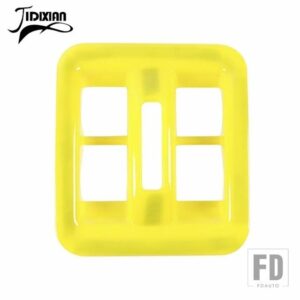 ジープ ラングラー JK 2011-17 インテリアウィンドウスイッチボタン装飾フレームカバー - Yellow