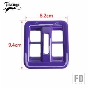 ジープ ラングラー JK 2011-17 インテリアウィンドウスイッチボタン装飾フレームカバー - PURPLE