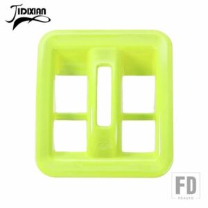 ジープ ラングラー JK 2011-17 インテリアウィンドウスイッチボタン装飾フレームカバー - light green
